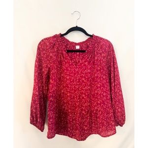 Floral Pink Blouse